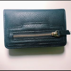 Brand New Black Wallet w/ Gold Zippers